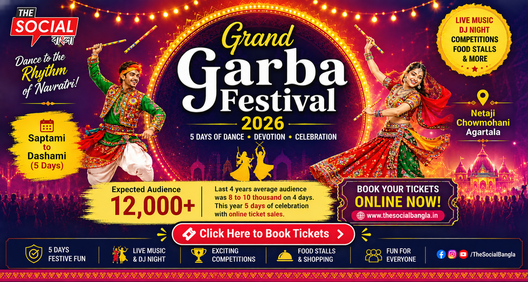 The Social Bangla Grand Garba Festival 2026